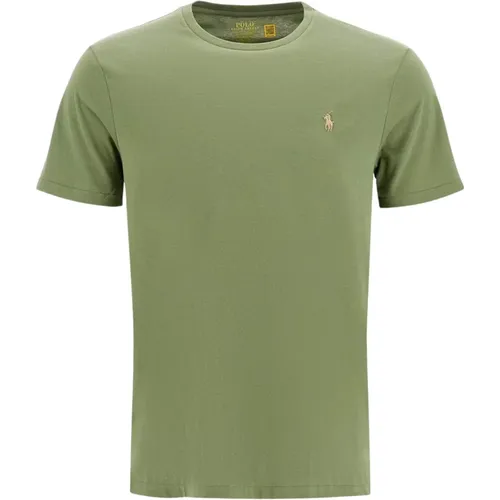 Custom Slim Fit Crewneck T-Shirt , male, Sizes: S - Polo Ralph Lauren - Modalova