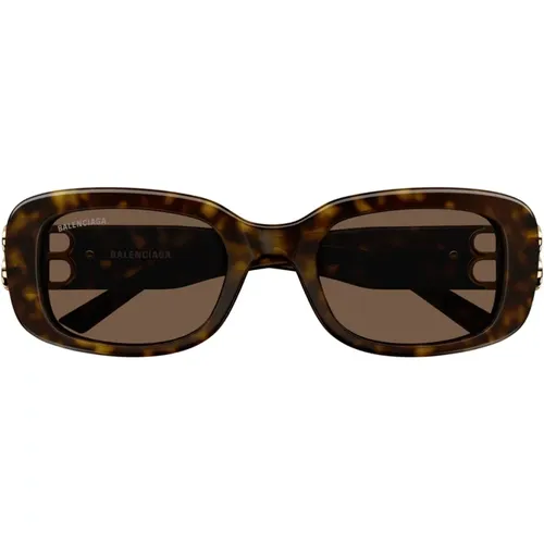 DynastyLarge Sunglasses , female, Sizes: 53 MM - Balenciaga - Modalova