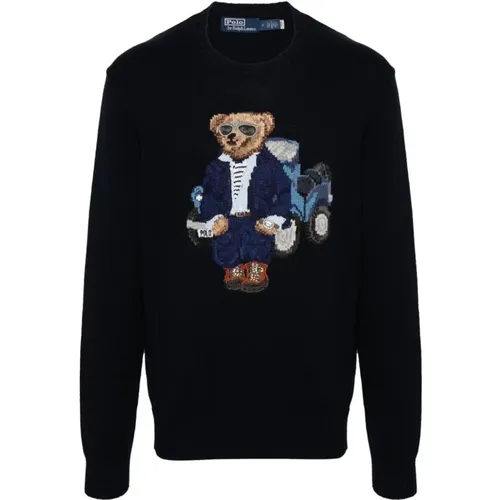 Chevron Sweater , male, Sizes: XL, M, L, S - Ralph Lauren - Modalova