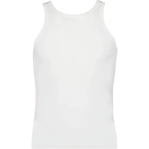 Classic Tank Top Cotton Sleeveless , male, Sizes: L - Saint Laurent - Modalova