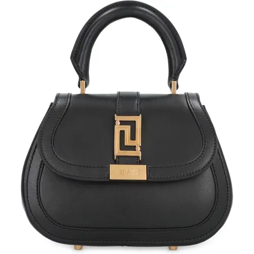 Griechische Leder Mini Tasche - Versace - Modalova