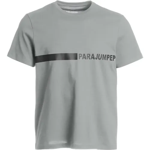 Space Tee Hellgraue T-Shirts , Herren, Größe: XL - Parajumpers - Modalova