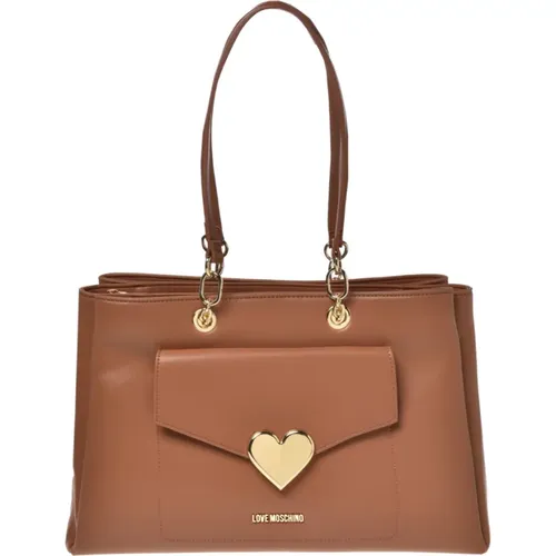 Camel Bags - Chic Collection , female, Sizes: ONE SIZE - Love Moschino - Modalova