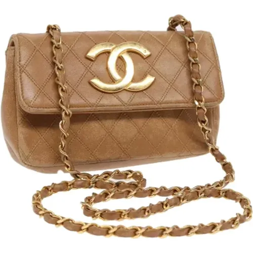 Pre-owned Leather chanel-bags , female, Sizes: ONE SIZE - Chanel Vintage - Modalova