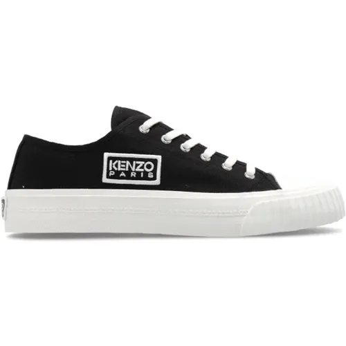 Logo-embroidered sneakers , male, Sizes: 6 UK - Kenzo - Modalova