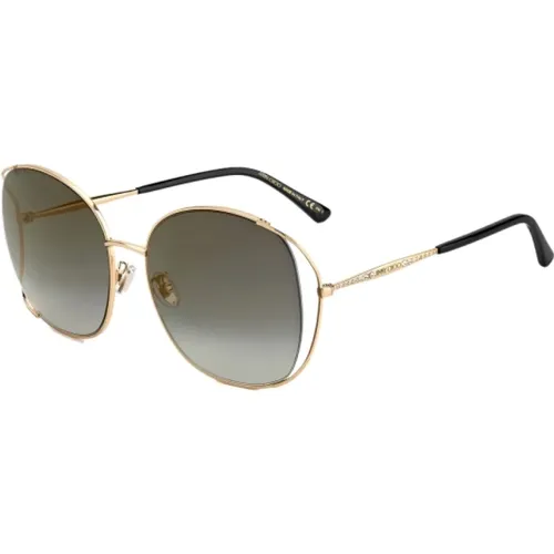 Roségold Metall Sonnenbrille - Jimmy Choo - Modalova