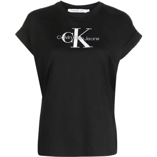 T-Shirts , Damen, Größe: XS - Calvin Klein Jeans - Modalova