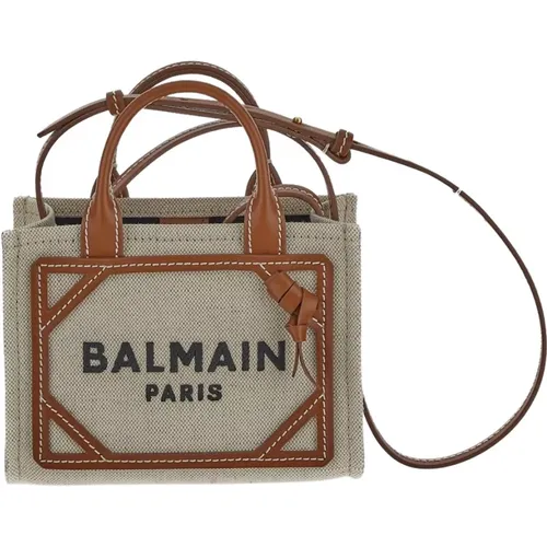 Canvas Mini Shopper Tasche - Balmain - Modalova