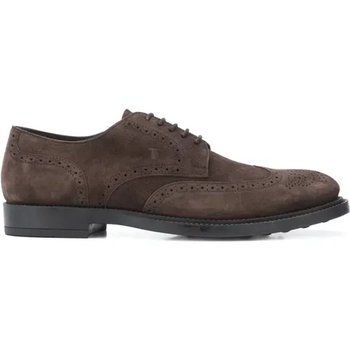 Formal Derby Shoes , male, Sizes: 8 UK, 7 1/2 UK, 6 1/2 UK, 8 1/2 UK, 11 UK, 10 UK, 9 1/2 UK, 7 UK, 9 UK, 6 UK - TOD'S - Modalova