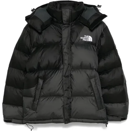 Schwarzer Mantel mit Kapuze und durchgehendem Reißverschluss , Herren, Größe: XL - The North Face - Modalova