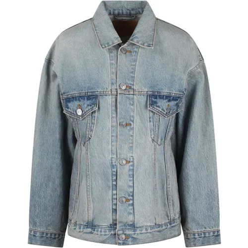 Japanese Denim Jacket , female, Sizes: 2XS, S, XS - Balenciaga - Modalova