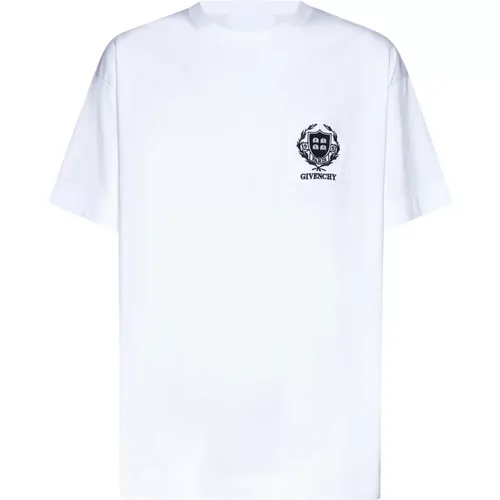 Casual T-Shirt mit Tasche , Herren, Größe: 2XL - Givenchy - Modalova