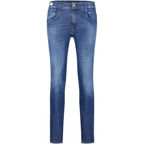 Hyperflex Stretch Slim-Fit Jeans für Herren , Herren, Größe: W29 L32 - Replay - Modalova