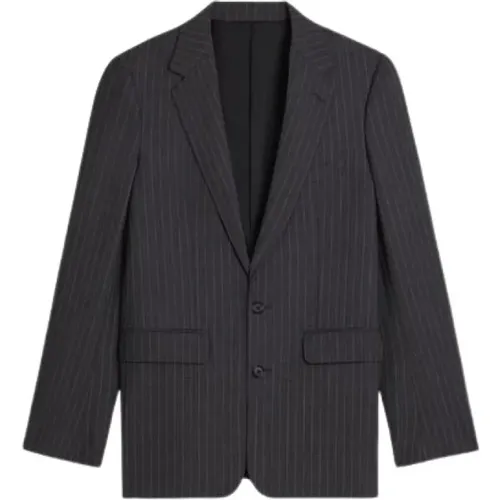 Classic 2B Straight Collar Jackets , male, Sizes: L, M - Celine - Modalova