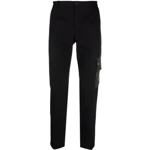 Militärische Panelmuster Tapered Hose , Herren, Größe: L - Dolce & Gabbana - Modalova