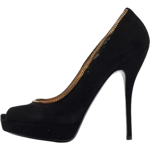 Pre-owned Wildleder heels , Damen, Größe: 40 EU - Gucci Vintage - Modalova