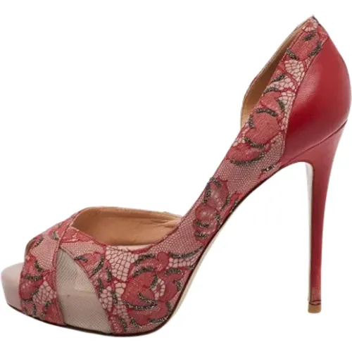 Pre-owned Lace heels , female, Sizes: 3 1/2 UK - Valentino Vintage - Modalova