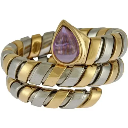 Pre-owned Gold rings , female, Sizes: ONE SIZE - Bvlgari Vintage - Modalova