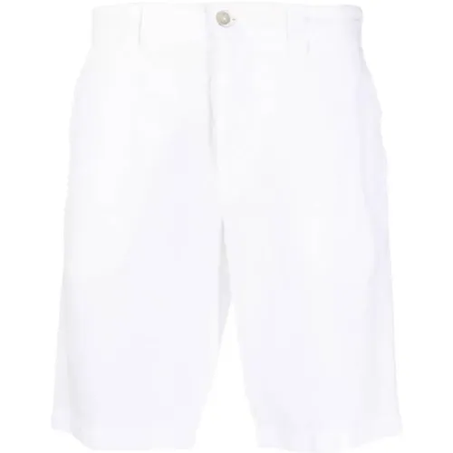 Casual Shorts , male, Sizes: S, L, M - 120% lino - Modalova