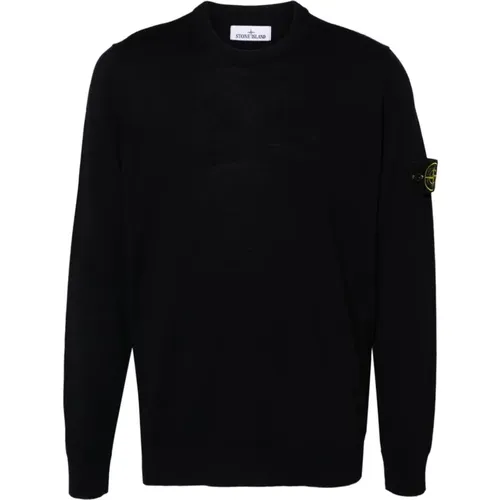 Blaue Pullover für Männer , Herren, Größe: M - Stone Island - Modalova