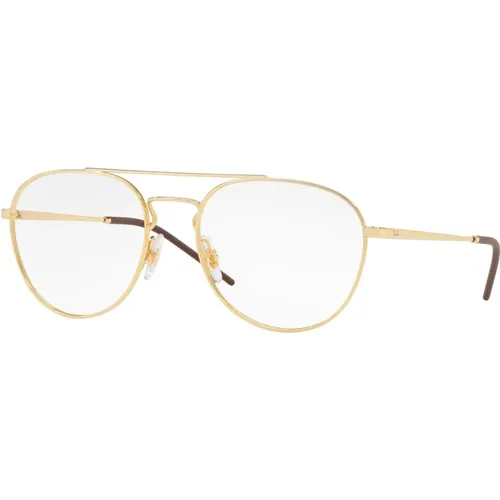 Gold Sunglasses for Men - RX 6414 , male, Sizes: 55 MM - Ray-Ban - Modalova
