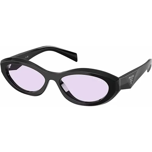 Stylish Sunglasses with Purple Lenses , unisex, Sizes: 55 MM - Prada - Modalova