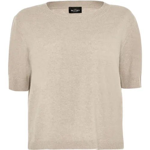 Reiner Kaschmir-Strickpullover , Damen, Größe: M - SAND - Modalova