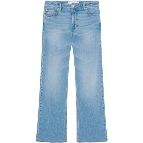 Jeans mit rauen Kanten und weitem Bein , Damen, Größe: W28 - IRO - Modalova