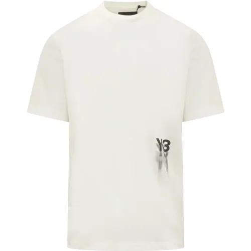 Kurzarm T-Shirt mit bedrucktem Logo , Herren, Größe: M - Y-3 - Modalova
