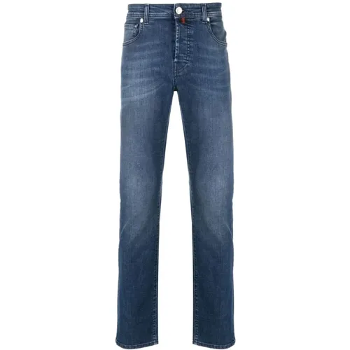 Denim trousers super straight , male, Sizes: W33, W32, W31, W38, W34 - Billionaire - Modalova