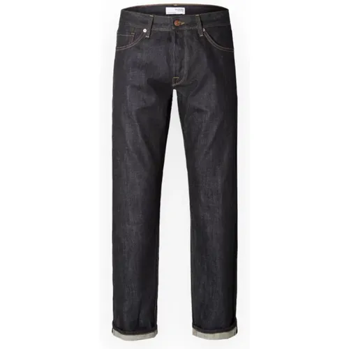 Straight Jeans for Men , male, Sizes: W36, W33, W31, W32 - Selected Homme - Modalova