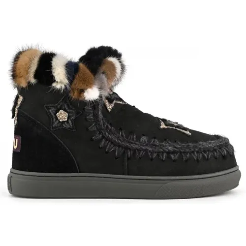 Eskimo Sneaker with Mink Fur , female, Sizes: 3 UK - Mou - Modalova