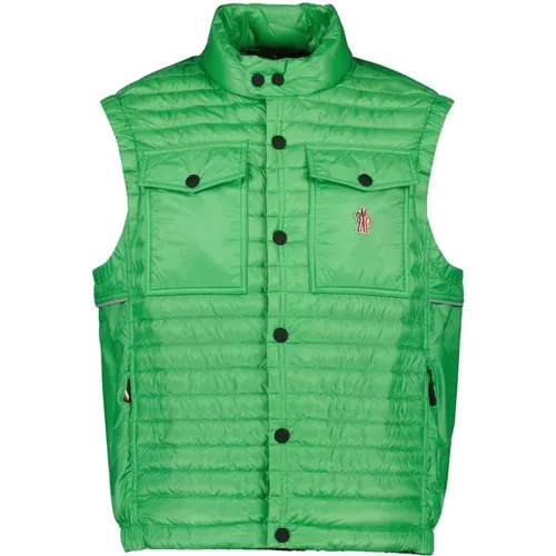 Sleeveless High Neck Quilted Vest , male, Sizes: L, XL - Moncler - Modalova