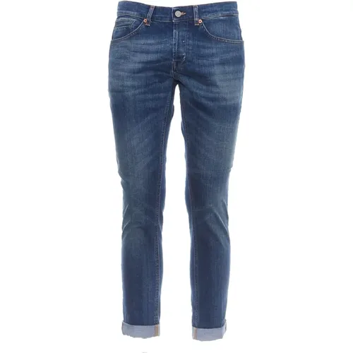 Men's Clothing Jeans Medium Denim Ss24 , male, Sizes: W31, W36, W34, W33, W32, W35 - Dondup - Modalova