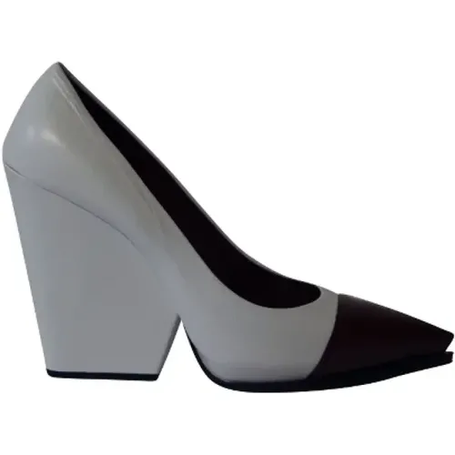 Leather heels , female, Sizes: 8 1/2 UK - Celine - Modalova