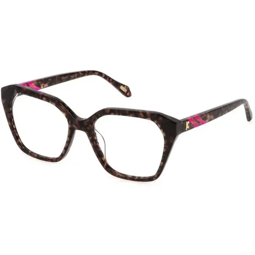 Gelb/Braun Havana Gefleckte Sonnenbrille,Gelb/Braun Havana Gesprenkelte Brille - Just Cavalli - Modalova