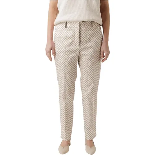 Stylish Pants with Hidden Zipper , female, Sizes: L, M, XS, S - PESERICO - Modalova