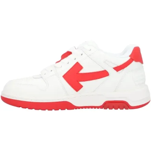 Off , Leather sneakers , female, Sizes: 3 UK, 5 UK - Off White - Modalova