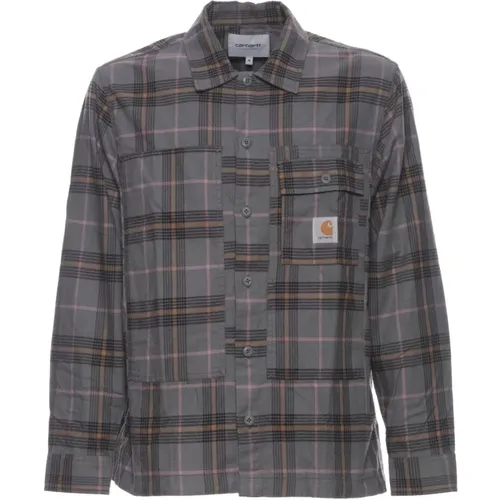 Hadley Check Shirt , male, Sizes: S, L - Carhartt WIP - Modalova