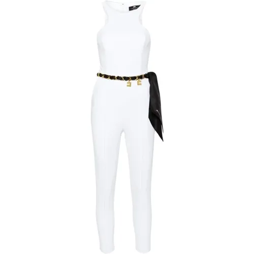 Weiße Kleider für Frauen , Damen, Größe: XS - Elisabetta Franchi - Modalova