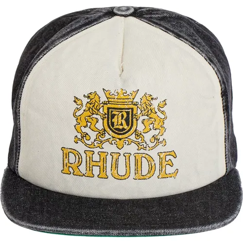 Crest Denim Hat Rhude - Rhude - Modalova