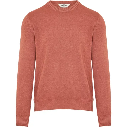 Luxury Wool Cashmere Knitwear Made in Italy , male, Sizes: 3XL, L, 2XL, XL - Gran Sasso - Modalova