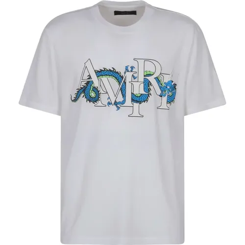 Weißes Drachen T-Shirt Amiri - Amiri - Modalova