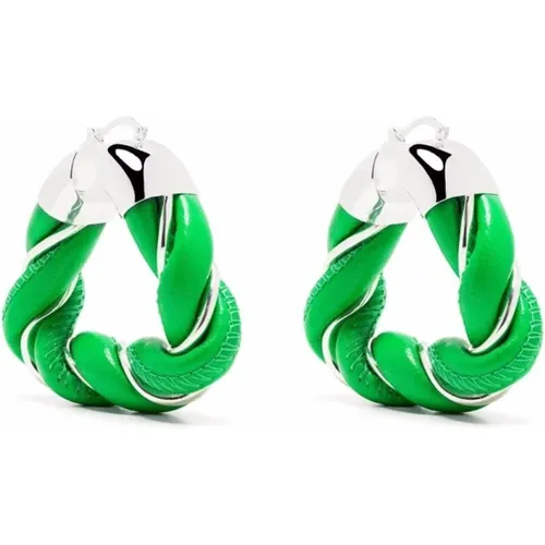 Elegante Dreieckige Ohrringe aus Sterlingsilber,Earrings - Bottega Veneta - Modalova