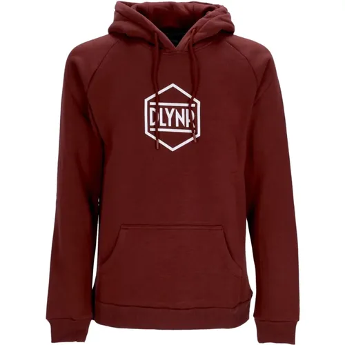 Logo Hoodie Bordeaux Langarm-Sweatshirt , Herren, Größe: XL - Dolly Noire - Modalova