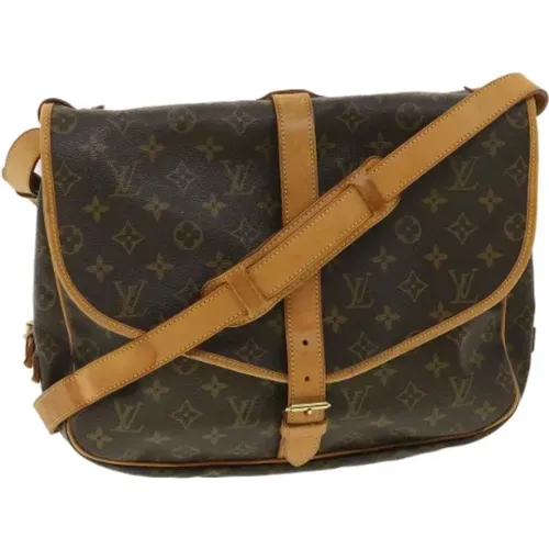 Authentic Pre-owned Canvas Shoulder Bag , female, Sizes: ONE SIZE - Louis Vuitton Vintage - Modalova