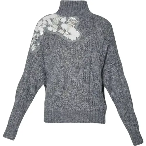 Turtleneck Sweater , Damen, Größe: L - Liu Jo - Modalova