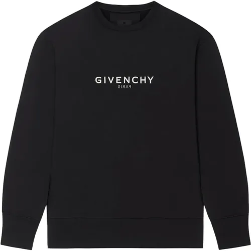 Schwarzer Paris Pullover , Herren, Größe: XS - Givenchy - Modalova