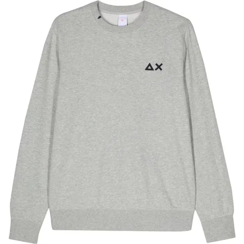 Embroidered Logo Sweatshirt , male, Sizes: 2XL, L, M, 3XL - Sun68 - Modalova