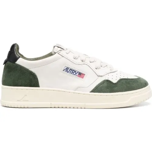 Medalist Low Leder Wildleder Sneakers , Herren, Größe: 41 EU - Autry - Modalova